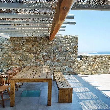 Boutique Mykonos Heated Hot-tub Wonderful Views Heart Agia Sofia Villa *
